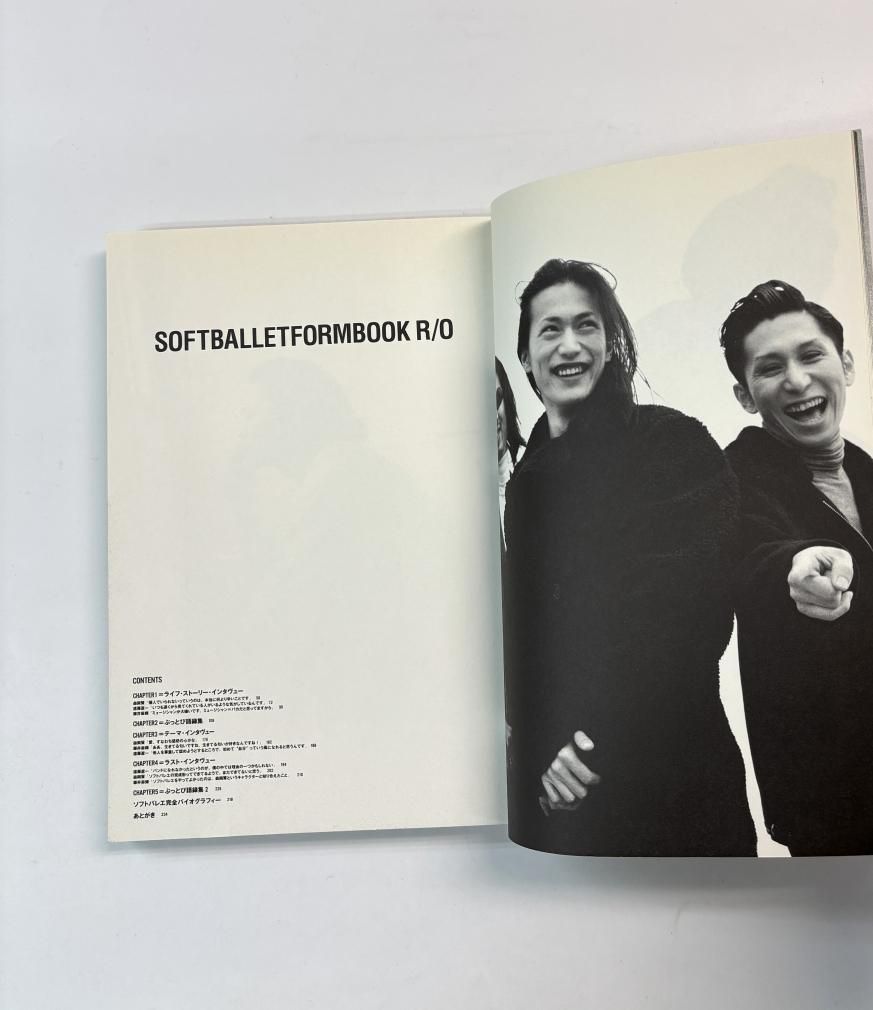 ソフトバレエ 写真集 SOFT BALLET FORM BOOK インタビューと写真 帯付