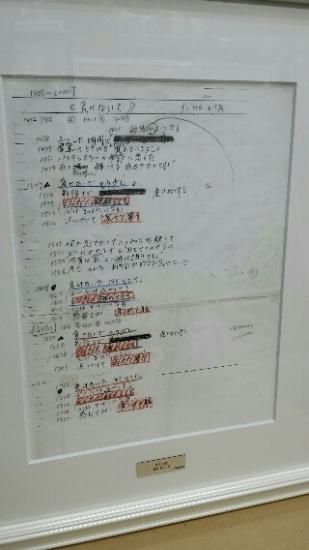 ZARD 「負けないで」 坂井泉水・自筆歌詞額装 公式レプリカ / 完全受注