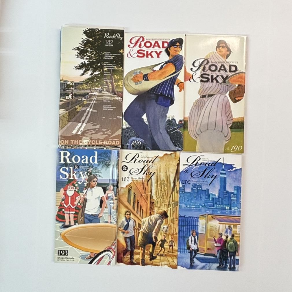 浜田省吾 ファンクラブ会報 ROAD & SKY 101号から202号 102冊セット