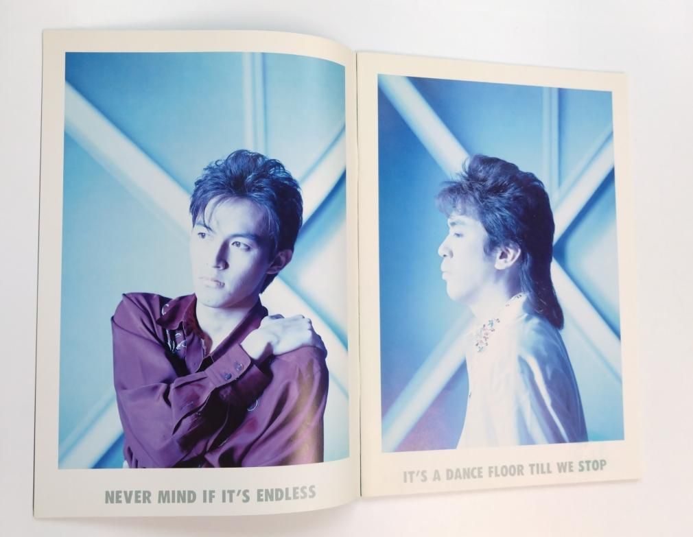 B'z 1989年ツアー・パンフレット BaD COMMUNICATION BAD-CLUB-GYM LIVE