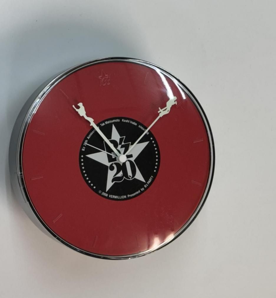 B'z 20周年 目覚まし時計 ファンクラブ限定 アラーム音7種類 箱・説明