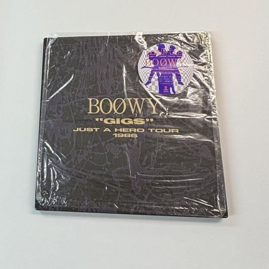 BOOWY 限定盤CD GIGS JUST A HERO TOUR 1986 写真集（ブックレット）付