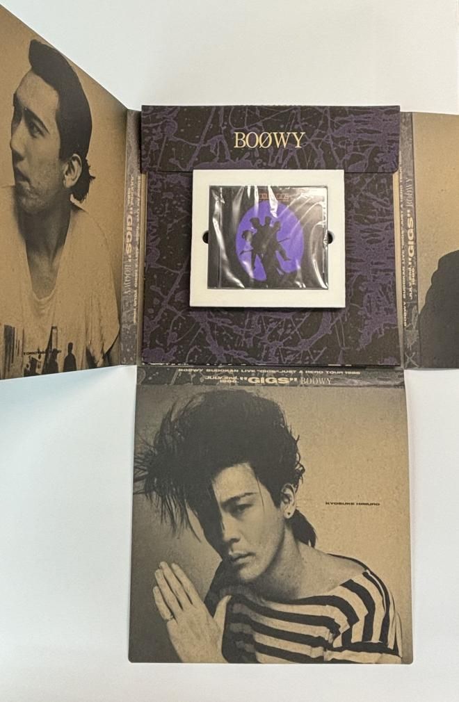 BOOWY 限定盤CD GIGS JUST A HERO TOUR 1986 写真集（ブックレット）付