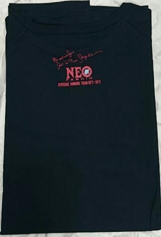 氷室京介 NEO FASCIO TOUR / 1989-1990 長袖Tシャツ / 袖にロゴ入り