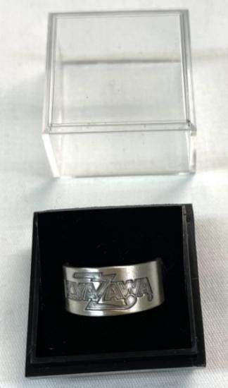 矢沢永吉 指輪 「オフィシャル・ロゴ入り・リング」 フリーサイズ