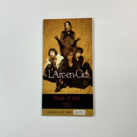 ラルクアンシエル インディーズ限定CD Floods of tears/夜想花 1992年