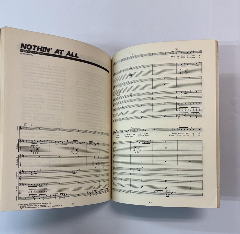 HEART バンドスコア ハート LP全曲 ギター＆ベース タブ譜付 10曲