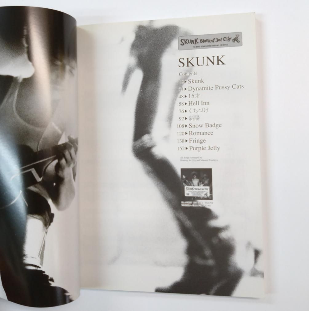 ブランキージェットシティ バンドスコア スカンク BLANKEY JET CITY