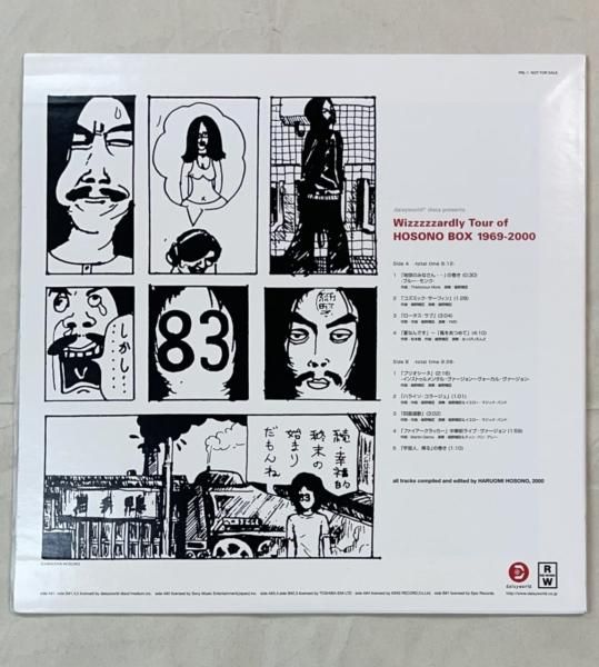 細野晴臣 プロモーション・レコード 「Wizzzzzardly Tour of HOSONO