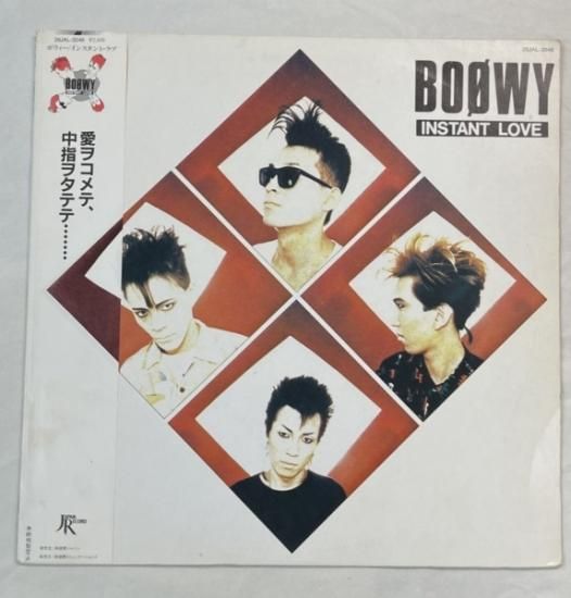 BOOWY レコード INSTANT LOVE 帯付き - ロックオンキング