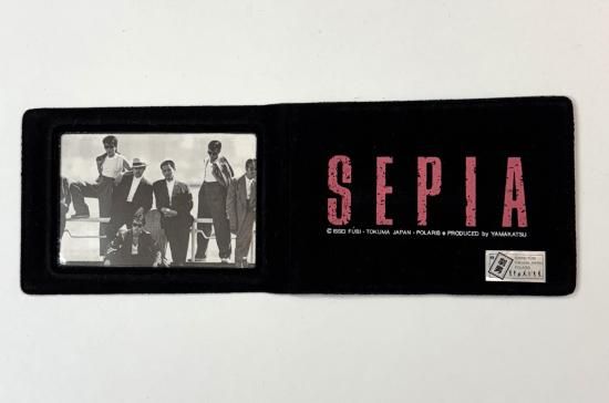 一世風靡セピア 定期入れ、写真入り オフィシャル・グッズ 未使用