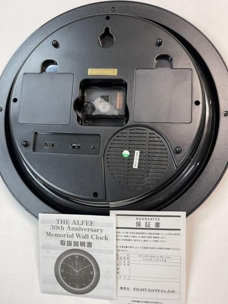 希少！難ありファンの方必見！THE ALFEE30周年記念ウォールクロック