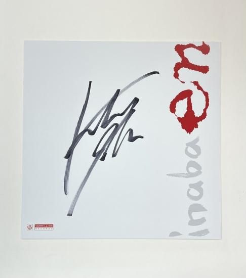 稲葉浩志 直筆サイン入り色紙 KoshiInaba Live 2004 en オフィシャル