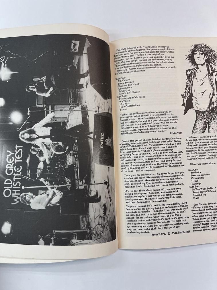 パティ・スミス 写真集 Patti Smith High On Rebellion モノクロ写真集