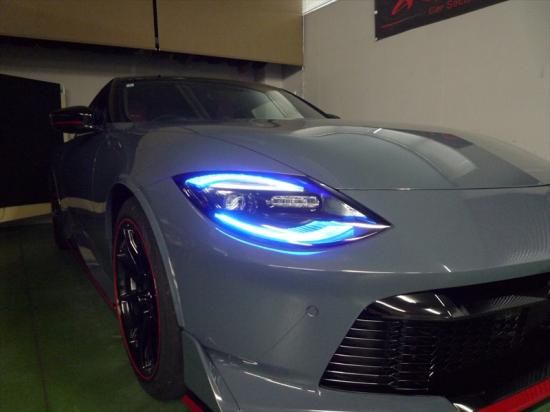 フェアレディZ RZ34 ヘッドライトフィルム - 長野県松本市のカー