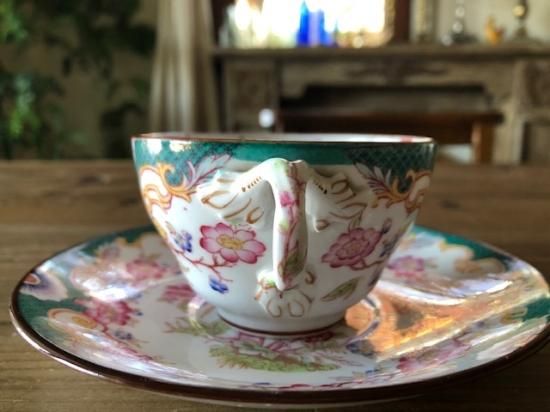 フランス/サルグミンヌ(SARREGUEMINES)MINTON（ミントン）#215ティー