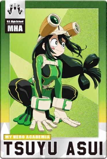 No.06 蛙吹梅雨 (キャラクターカード)】 TVアニメ「僕のヒーロー