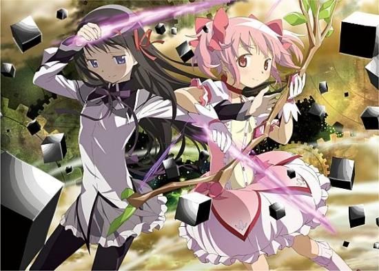 鹿目まどか＆暁美ほむら(横長)】魔法少女まどか☆マギカ メモリアル