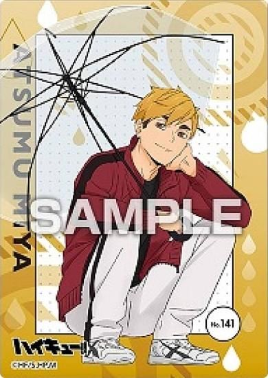 No.141 宮侑】 ハイキュー!! クリアカードコレクションガム3 ※カード