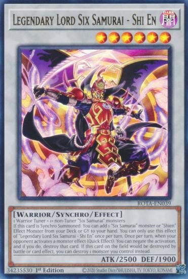 遊戯王 ROTA-EN039 真魔六武衆－シエン (英語版 1st Edition ウルトラ