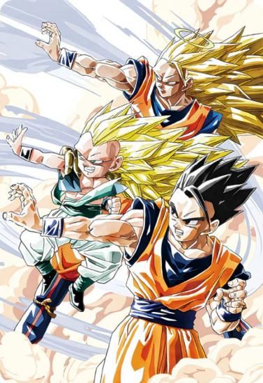 ドラゴンボール スーパーバトル No.500 悟空、悟飯アンドゴテンクス