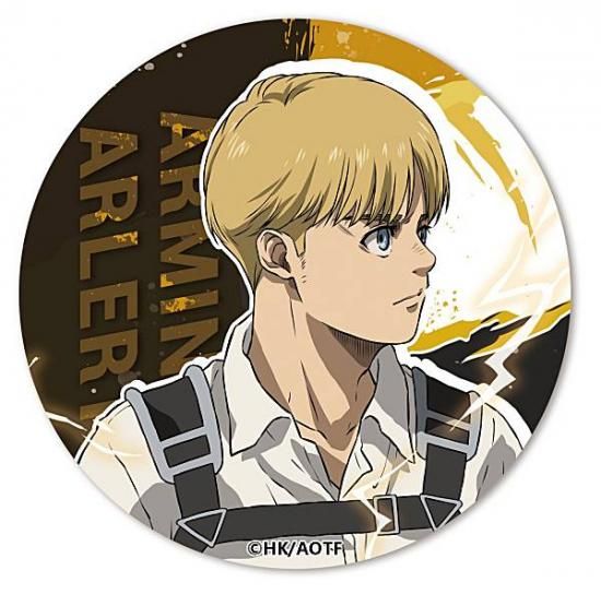 進撃の巨人 アルミン ミカサ USJ限定 缶バッジ まとめ 進撃の巨人