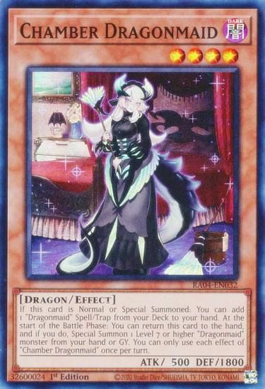 遊戯王 RA04-EN032 ドラゴンメイド・チェイム (英語版 1st Edition