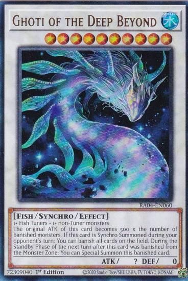 遊戯王 RA04-EN060 最果てのゴーティス (英語版 1st Edition ウルトラ