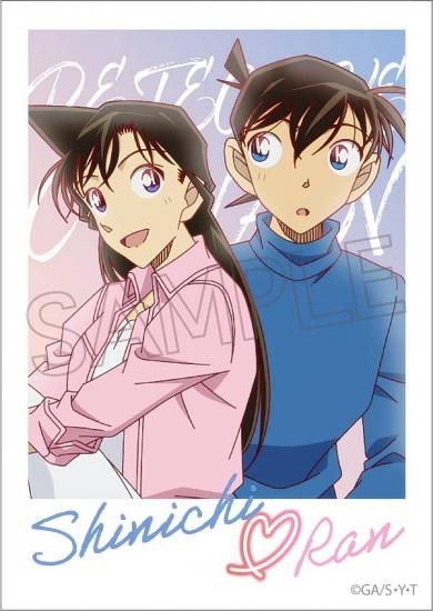 毛利蘭＆工藤新一】名探偵コナン ツインブロマイド - トレカ&ホビーの