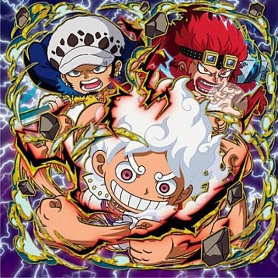 箔押し仕様] SW13-02 モンキー・D・ルフィ(ニカ)＆ロー＆キッド (SGR