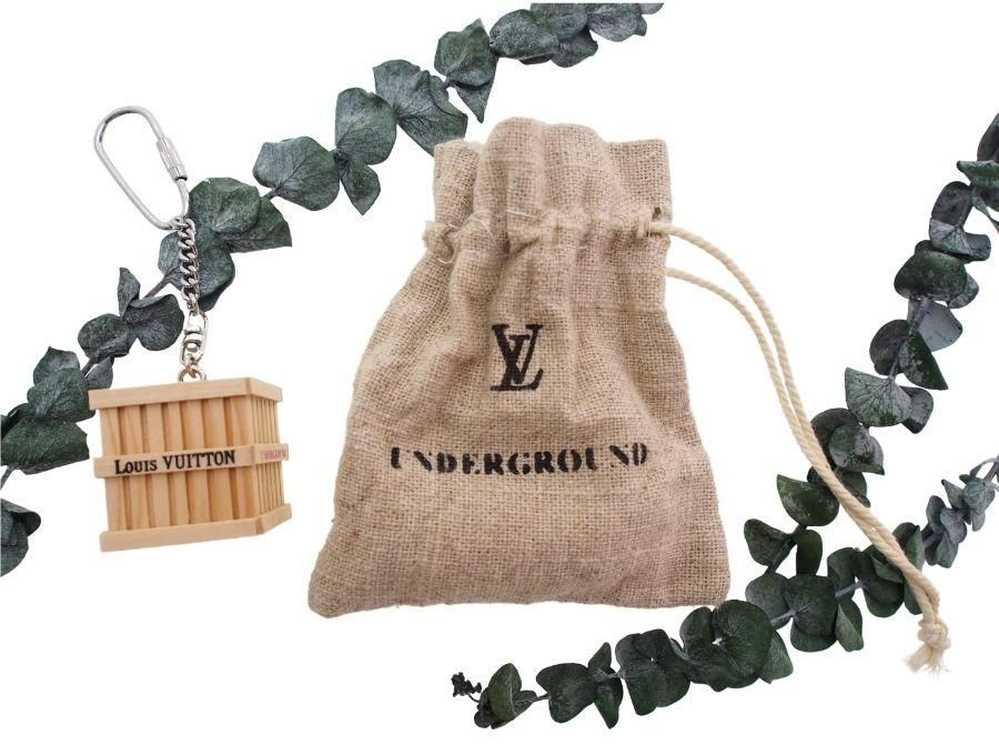Used 未使用】ルイヴィトン LOUIS VUITTON ノベルティ キーホルダー 木