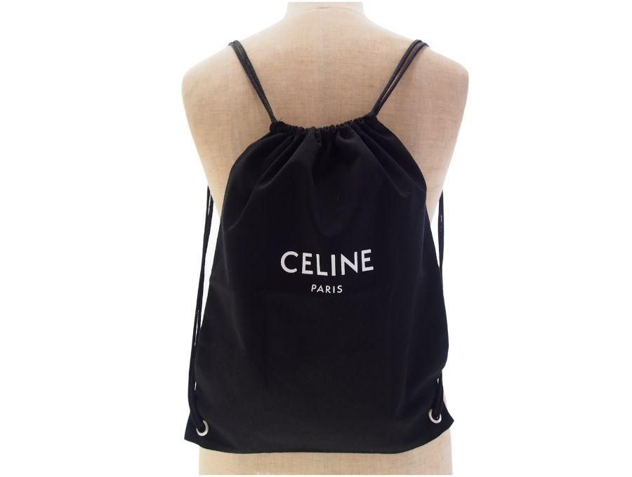 Used 展示品】 セリーヌ CELINE ノベルティ 巾着リュックサック バック