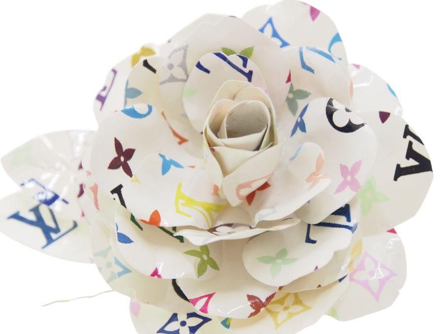 Used 極上品】ルイヴィトン LOUIS VUITTON マルチカラー コサージュ