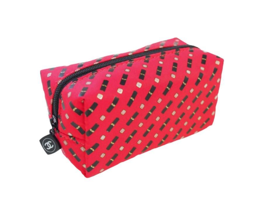 シャネル ノベルティ スクエアポーチ ルージュ ココ フラッシュ ROUGE