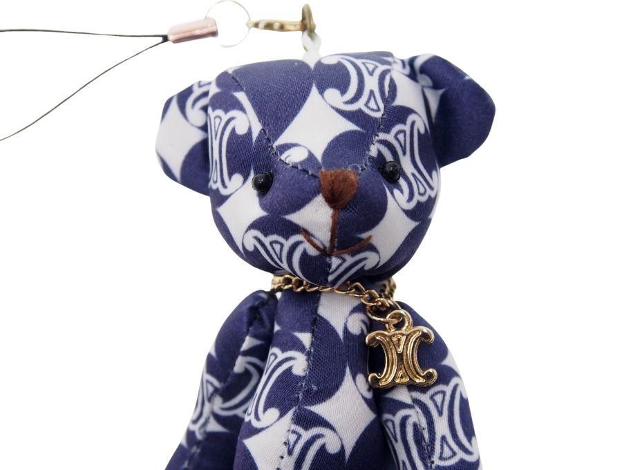 Used 極上品】 セリーヌ CELINE ストラップ キーホルダー 熊