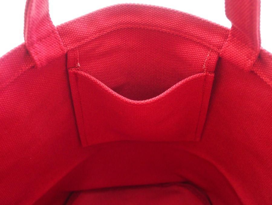 ヌメロアン ドゥ シャネル ノベルティ トートバッグ バケツ型 赤椿