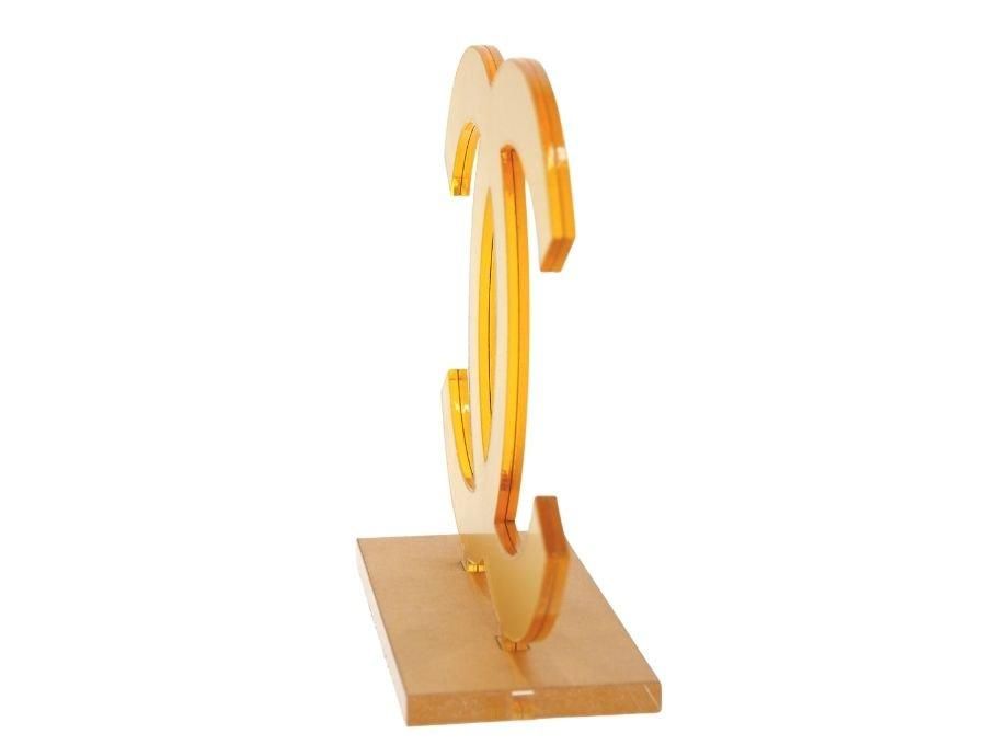 シャネル 店舗ディスプレイ オブジェ 置物 ゴールド ココマーク 台座