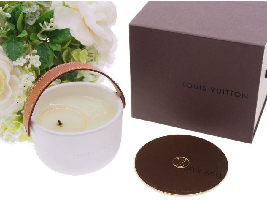 ルイヴィトン アロマキャンドル 香りのろうそく ILE BLANCHE イル