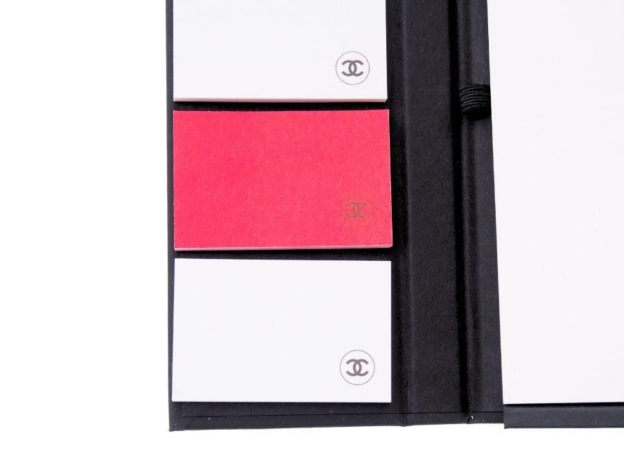 シャネル ノベルティ LA COLLECTION メモ帳 付箋 えんぴつ セット