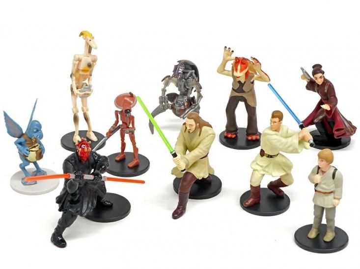 スター・ウォーズ エピソードI キャラクター PVCフィギュア 10点セット