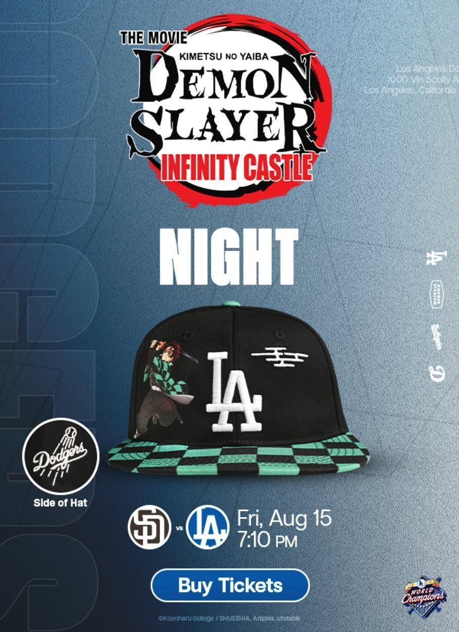 鬼滅の刃 ドジャース キャップ - FAR-OUT