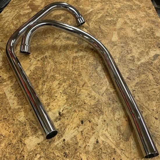 Triumph純正タイプ エキゾーストパイプ（T120/TR6ユニット用