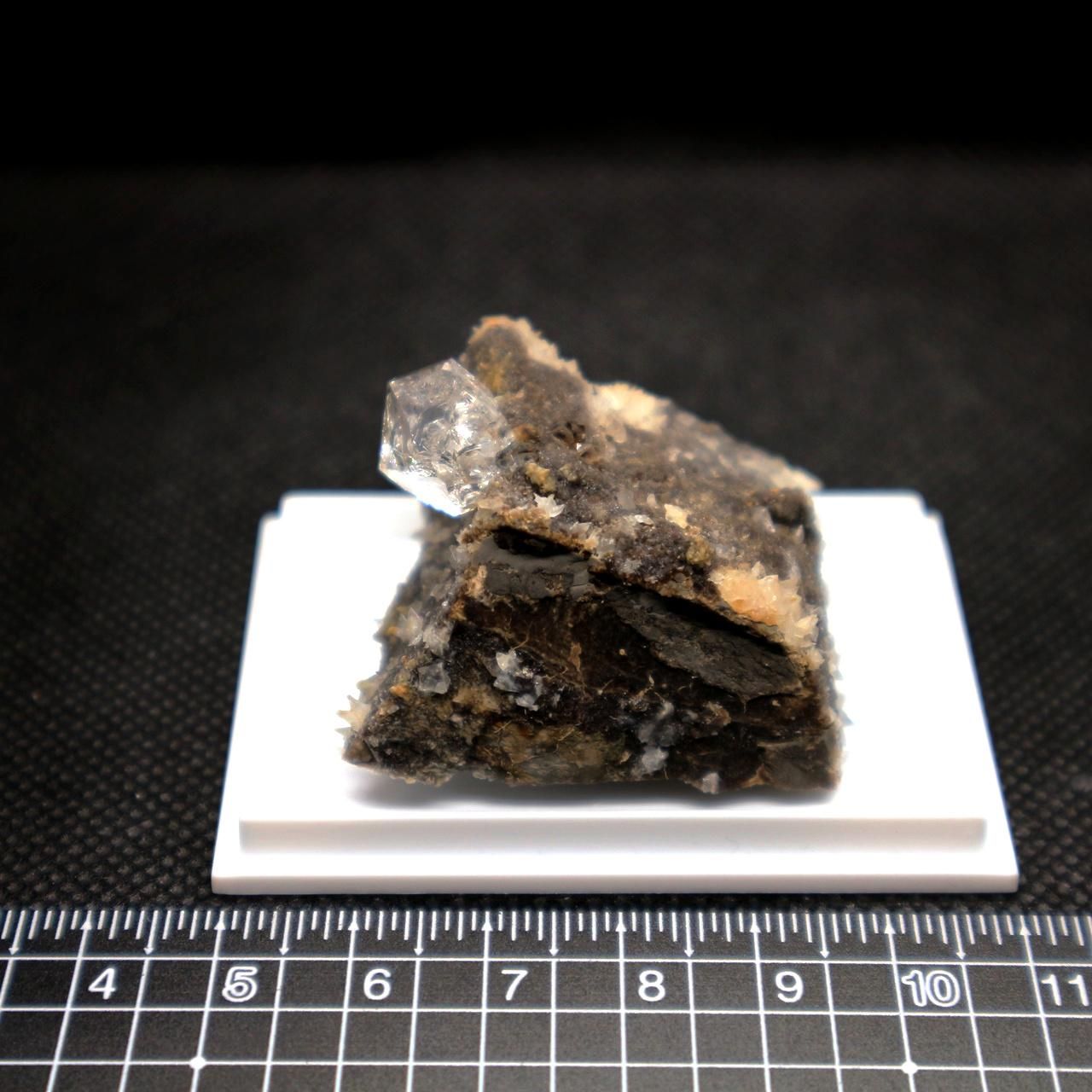 母岩付きダイヤモンドクォーツ 鉱物標本 約30.0g 【フランス産