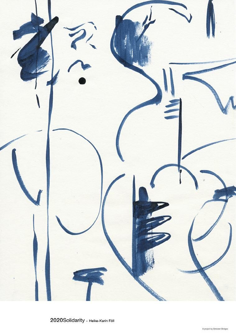 2020 Solidarity Thomas Ruff ポスター 2020 Solidarity Thomas Ruff