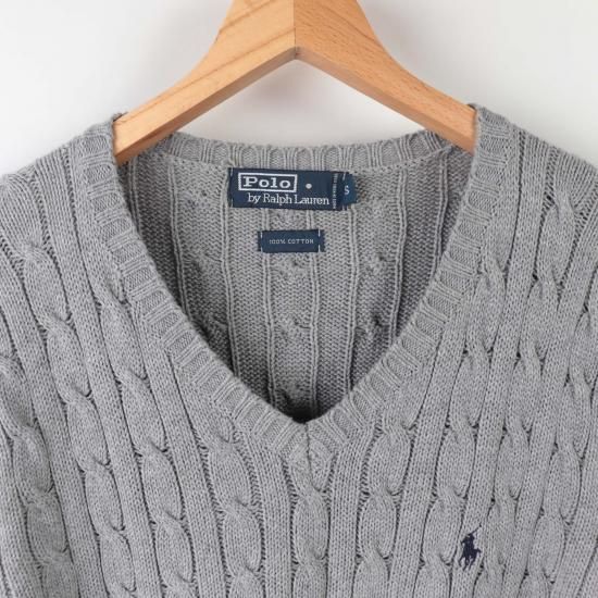 Ralph Lauren RRL グレー Vネックニット usa製 Ralph Lauren RRL