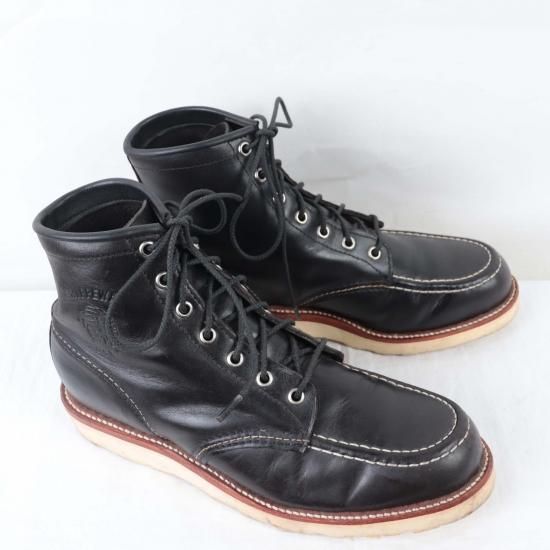 中古】Chippewa(チペワ)メンズ【8 D】モックトゥワークブーツUSA製