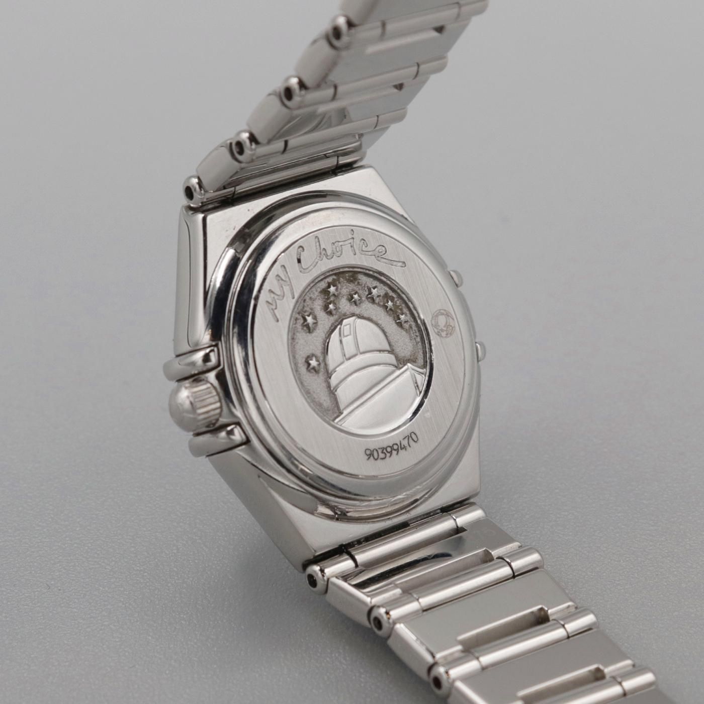 オメガ コンステレーション ダイヤ シェル文字盤 QZ クォーツ 1465.71