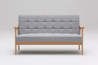 カリモク60】 Kチェア 1シーター ミストグレー(ピュアビーチ色塗装