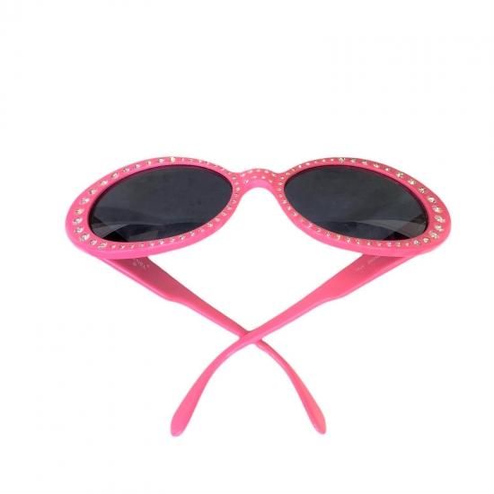 CHANEL】シャネル サングラス ココマーク ラインストーン ピンク 05256