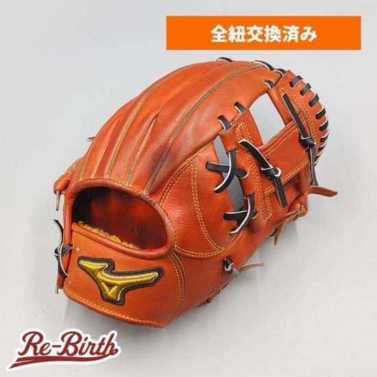 全紐交換済み (高校野球対応)】 ミズノ 硬式グローブ / 内野手用